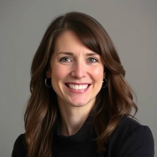 Portrait of Eleanor Vance, smiling and professional